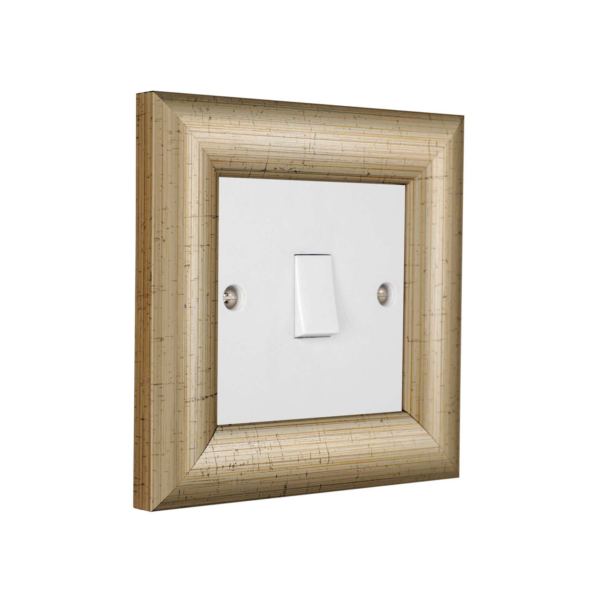Elektek Decorative Light Switch Surround Frame Finger Plate - No Switch ...