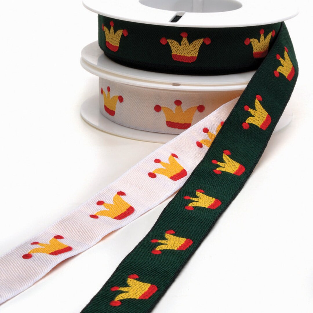 Jester's Cap, Woven Ribbon, Sold by the Meter, Border, Carnival, Woven ...