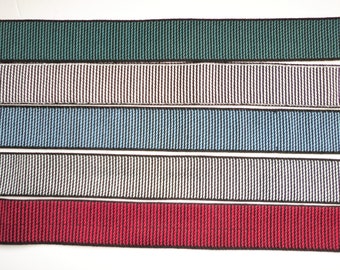 10 Meter, grobes Rippsband, leichtes Gurtband, Einfassband, Colorsatin, in 20 mm Breite, Meterware, 2-Spulig, als Einfassband zu verarbeiten