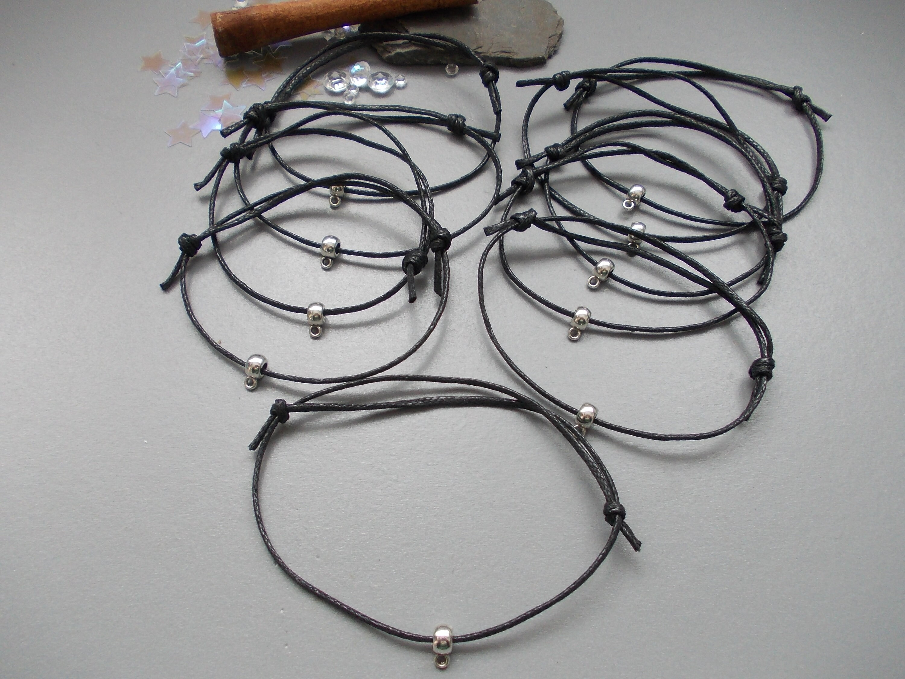 Macrame Lace Rings, Waxed Thread, Adjustable, Handmade, Macrame Rings 