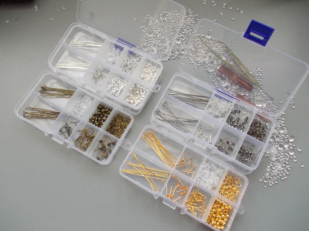 EARRING Jewellery Making Starter Kit, Findings Set and Essential