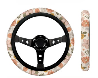 Steering Wheel Cover, Steering Wheel Cover for Women, Car Wheel Cover,  Steering Wheel Cover Boho, Wheel Cover for Car, Car Accessories Women 