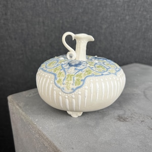 Important Taxile Doat Sevres Pate-sur-pate pitcher jug vase 1927 plate Studio
