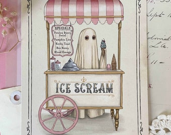 Ice Scream Giclée Art Print 5x7"