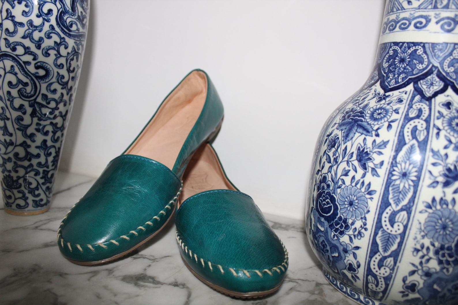 ballet flat genuine goat leather artcraft