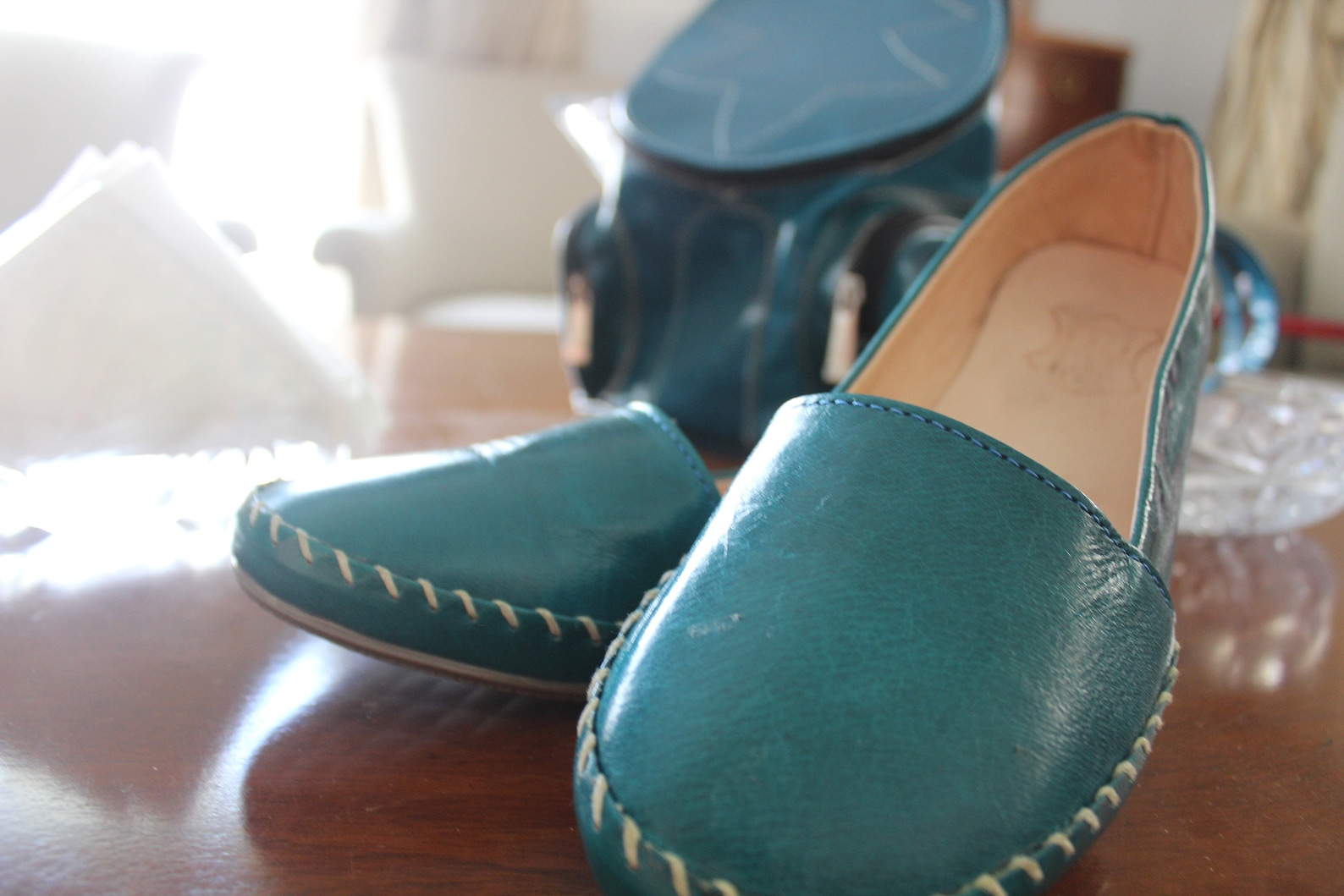 ballet flat genuine goat leather artcraft