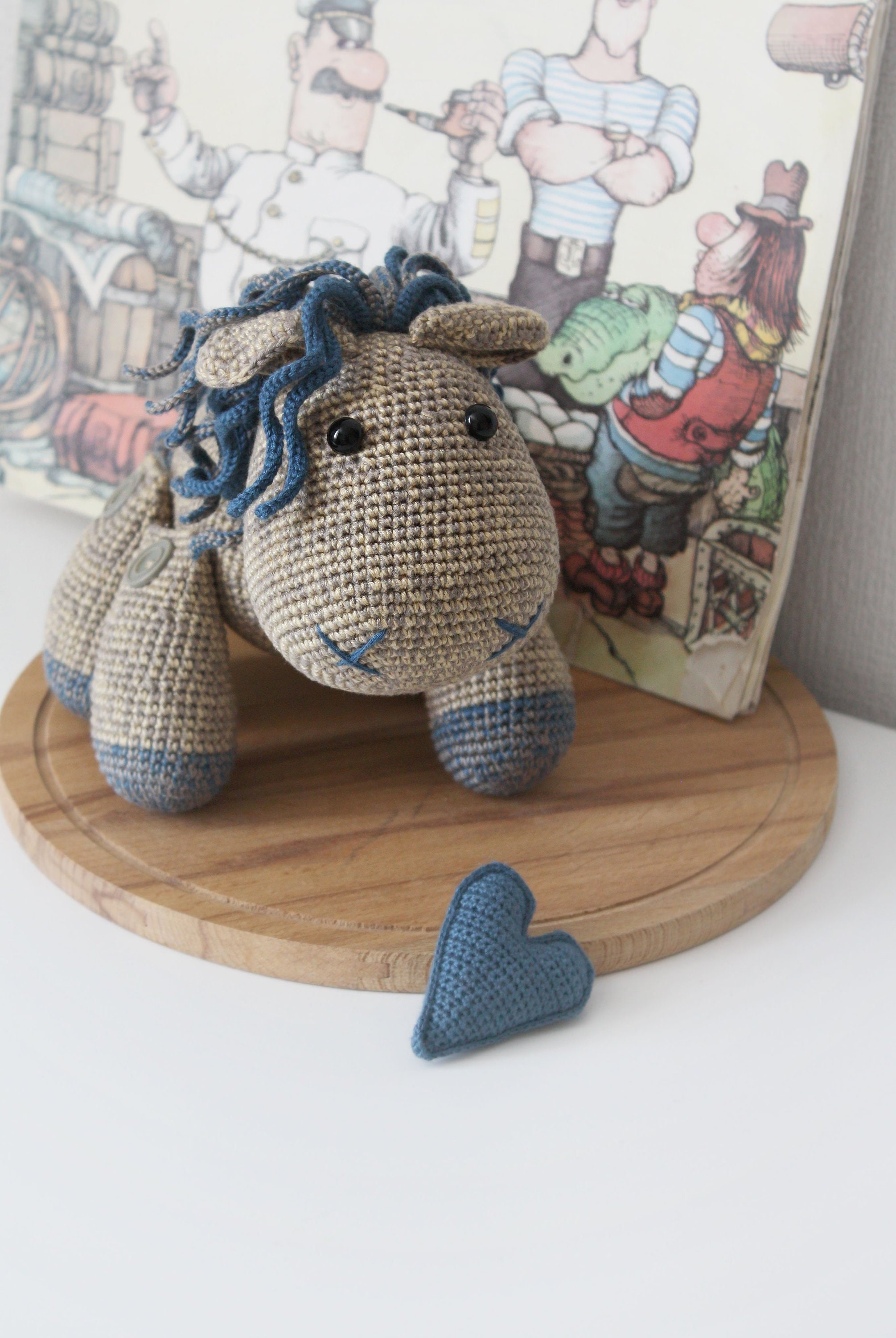 small plush horse