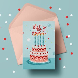 Card Auguri Cake