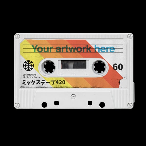 Download Vintage Cassette Tape Photoshop Mockup White Grunge Cassette Etsy