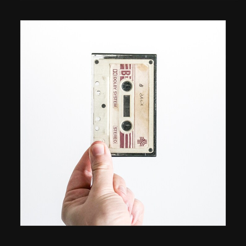 Download Scratched Dusty 80's Cassette Tape Photoshop Mockup PSD | Etsy
