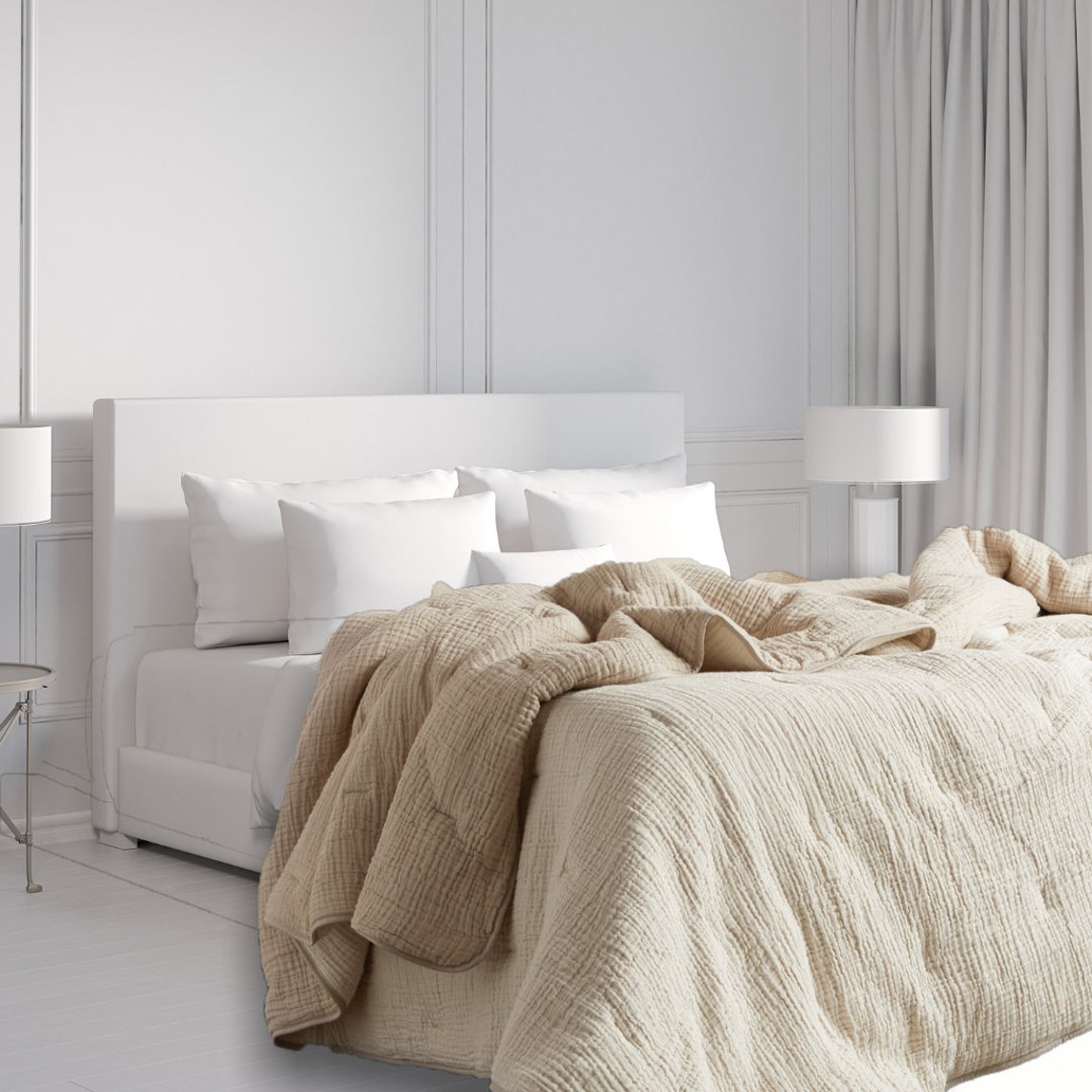 MUSLIN BLANKET ORGANIC Blanket 4 Layers King Size Etsy