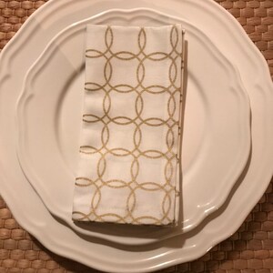 Gold Ring Napkins