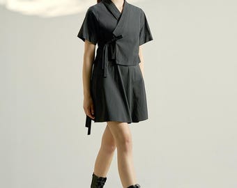 Modern Hanbok Jeogori: Traditioanl Korean Top TETEROT SALON Dano Short-sleeved jeogori 2colors 단오 저고리