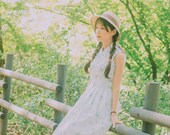 TETEROT SALON Women 39 s Dress Sleeveless Mini Short Dress Hanbok Korean Party Vintage Retro 미니철릭원피스 로망스
