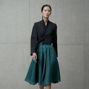 Women&#39;s Hanbok Crop Jeogori Jacket TETEROT SALON Peanut Jacket 땅콩 자켓T2D04A017