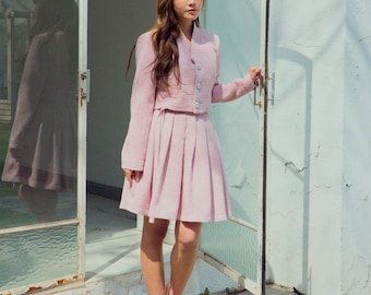 bohemian seoul PLEATED WRAP SKIRT Mサイズ Chiffon Skirt, Boho Chiffon Wrap Skirt, Summer Swing Chiffon Midi