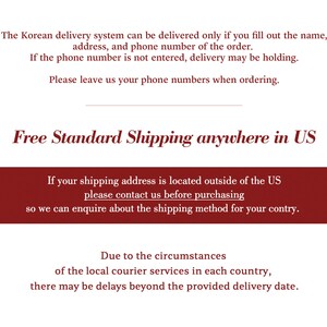 May include: Free standard shipping anywhere in the US. If your shipping address is located outside of the US, please contact us before purchasing so we can enquire about the shipping method for your country. Due to the circumstances of the local courier services in each country, there may be delays beyond the provided delivery date.