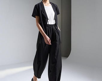 Hanbok Loose fit Pants Comfortable Waist-Banding Trousers TETEROT SALON Unisex Tongyeong Pants 통영 바지