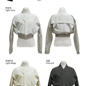Modern Hanbok Crop Jacket Retro Bomber jacket kpop BTS Street Fashion TETEROT SALON 해몰이 재킷 image 10