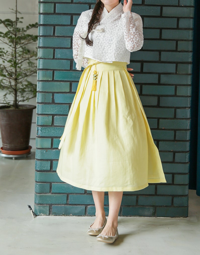 midi linen wrap skirt