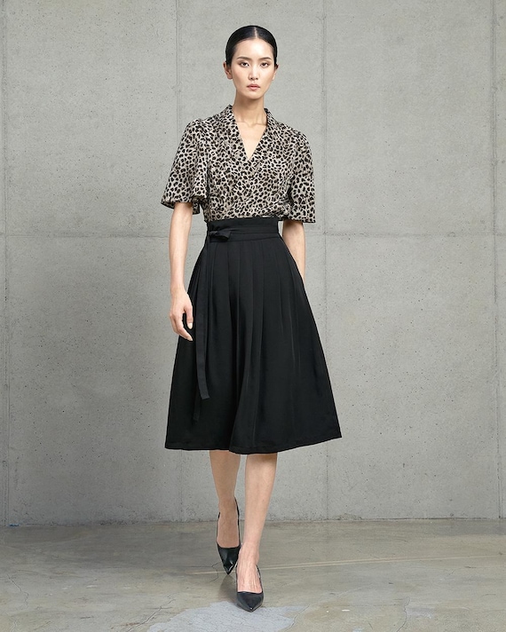Modern Hanbok Wrap Skirt – Teterot Salon Midi Skirt 4colors 찰랑