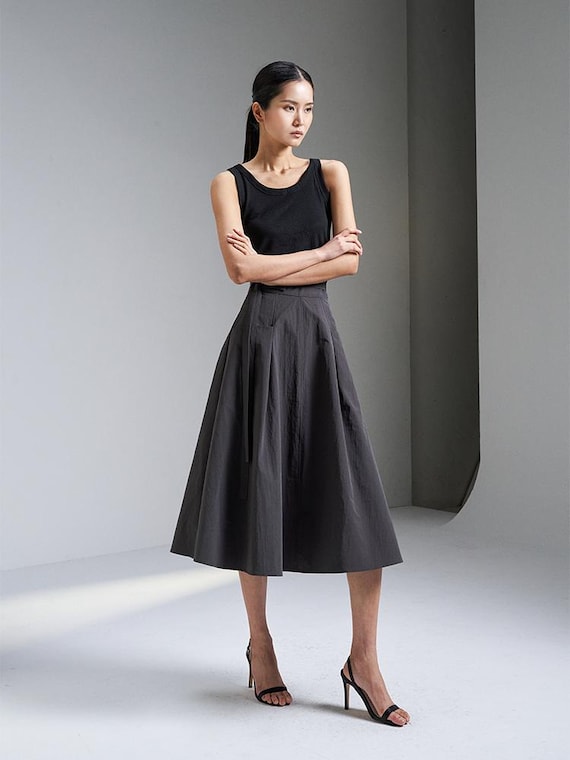 Modern Korean Hanbok Wrap Skirt TETEROT SALON Sunrise Wrap Skirt