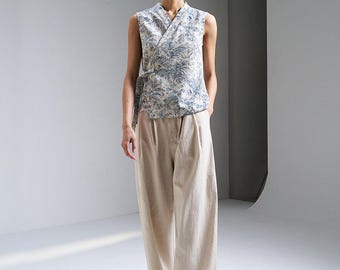 Modern Korean Hanbok Loose fit Pants Comfortable Waist-Banding Trousers TETEROT SALON Byeokgyesu Pants 벽계수 바지