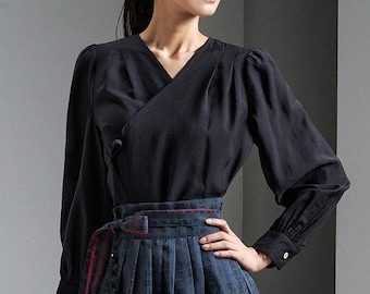 Modern Korean Hanbok Blouse, TETEROT SALON Jeoksam Blouse - 3colors 적삼 블라우스