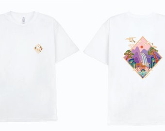 UNISEX T-shirt Kpop Street Fashion Oversized Traditional