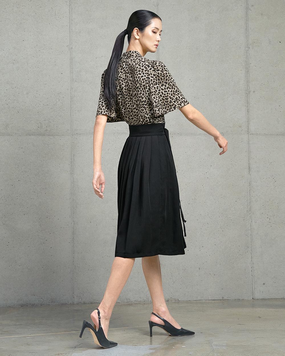 Modern Hanbok Wrap Skirt – Teterot Salon Midi Skirt 4colors 찰랑