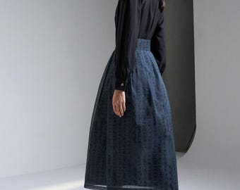 Modern Korean Hanbok Skirt Women's Wrap Skirt TETEROT SALON The King's Letters 4colors 나랏말싸미 허리치마