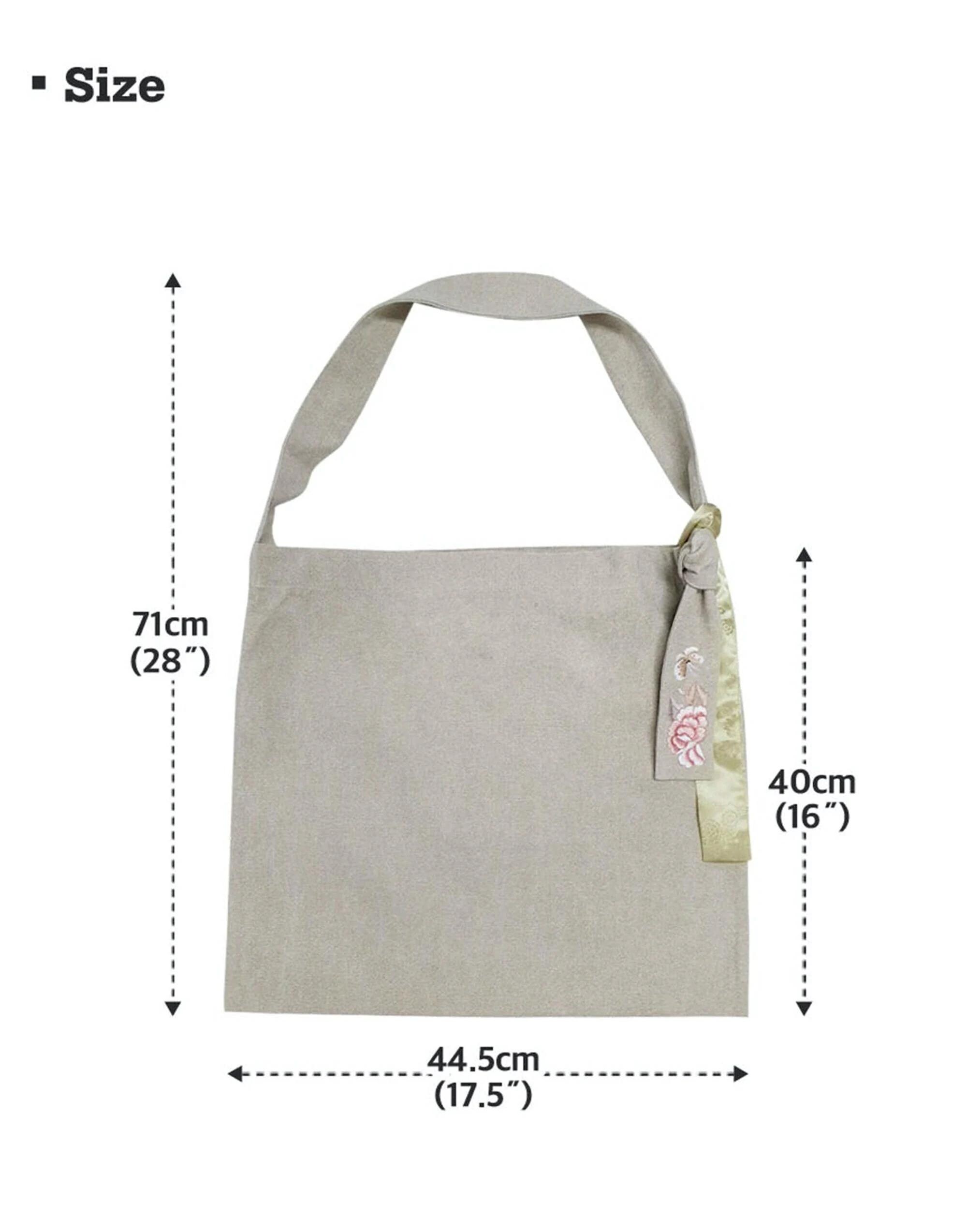 Cotton Tote Bag TETEROT SALON Peony Butterfly Daily (8 Colors 