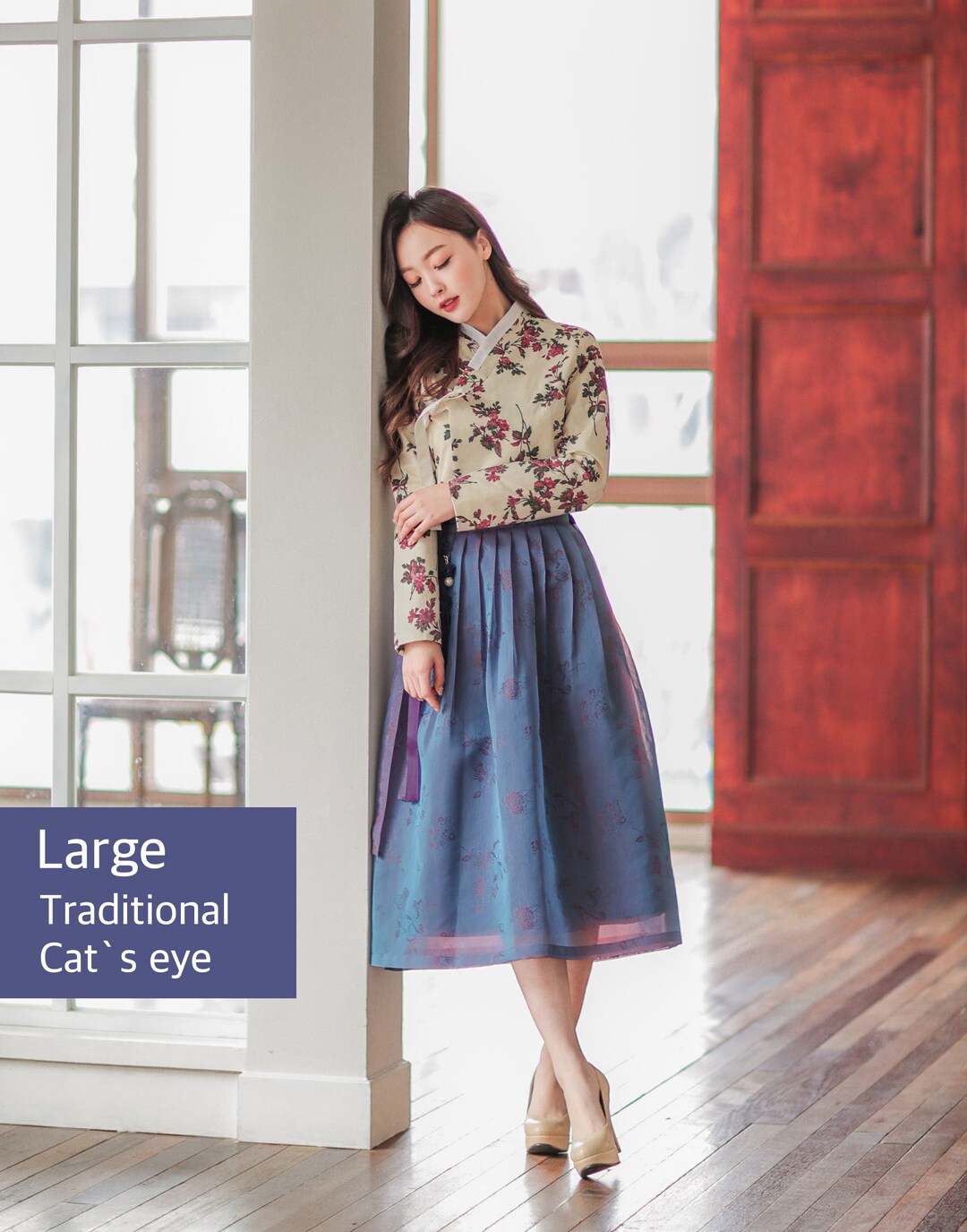 Madebyhara - Eunbi Hanbok Skirt Rok Lilit Korea Haraskirt