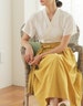 Basic short-sleeved modern hanbok blouse Women's Wrap Blouse Hanbok Blouse Top Jeogori TETEROT SALON Refresh Ivory 반팔 청량한 아이보리 