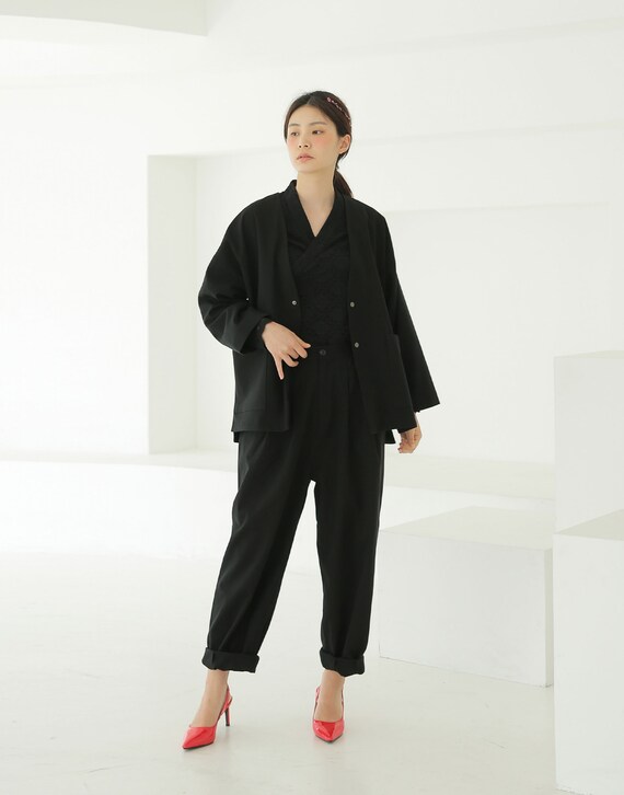 Cotton Pants for Unisex Modern Hanbok kpop bts Street Fashion | Etsy