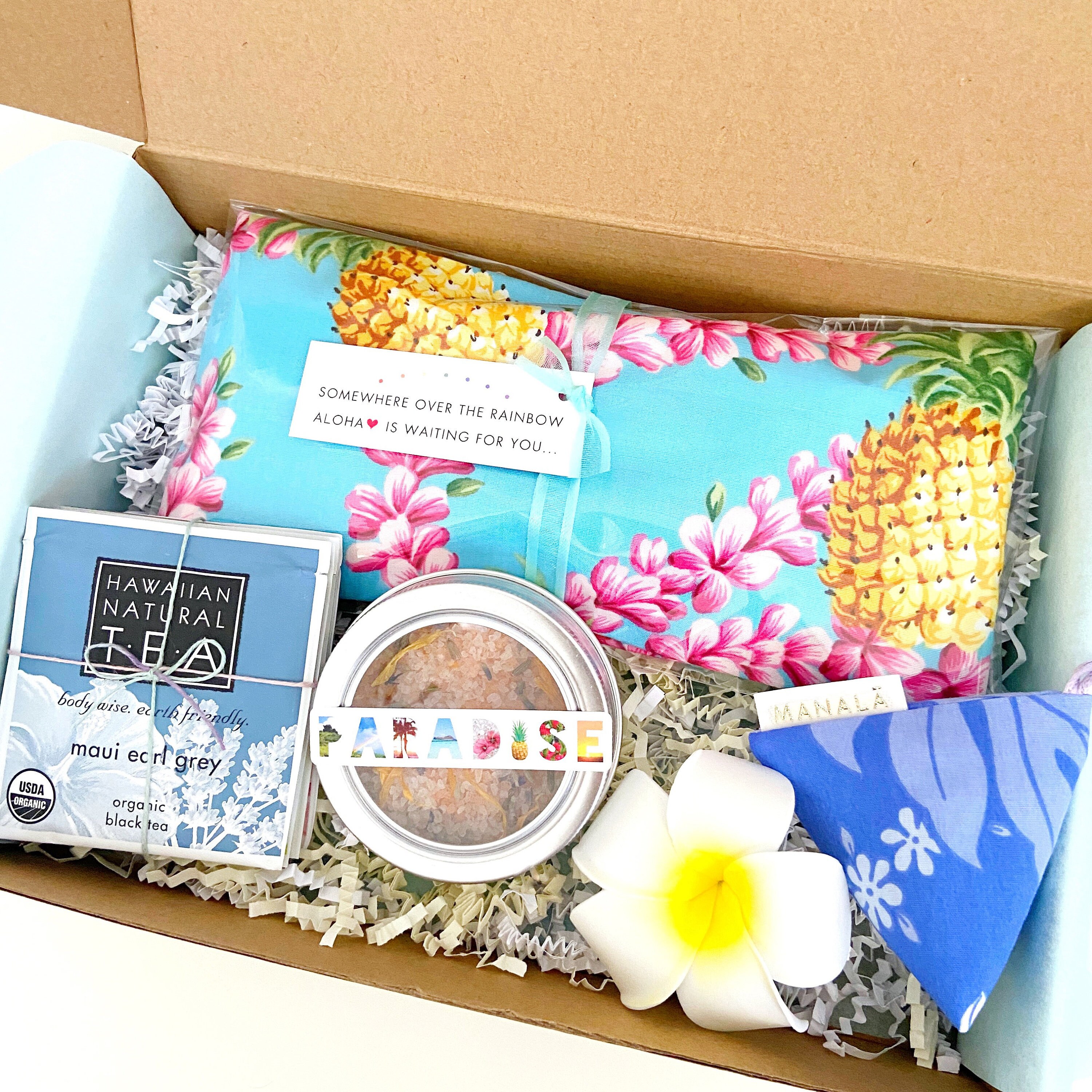 Hawaii Aloha Gift Box / Care Package / Relaxation Gift box / Etsy