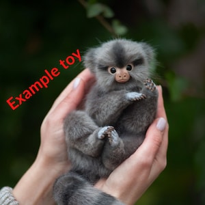 Made to order! Marmoset Monkey Realistic stuffed toy