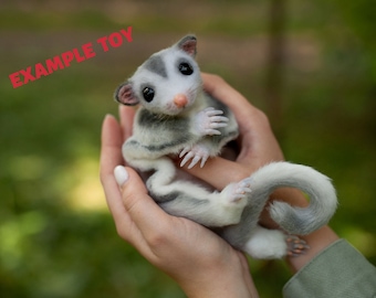 EXAMPLE TOY! Made to order Realistic sugar glider toy