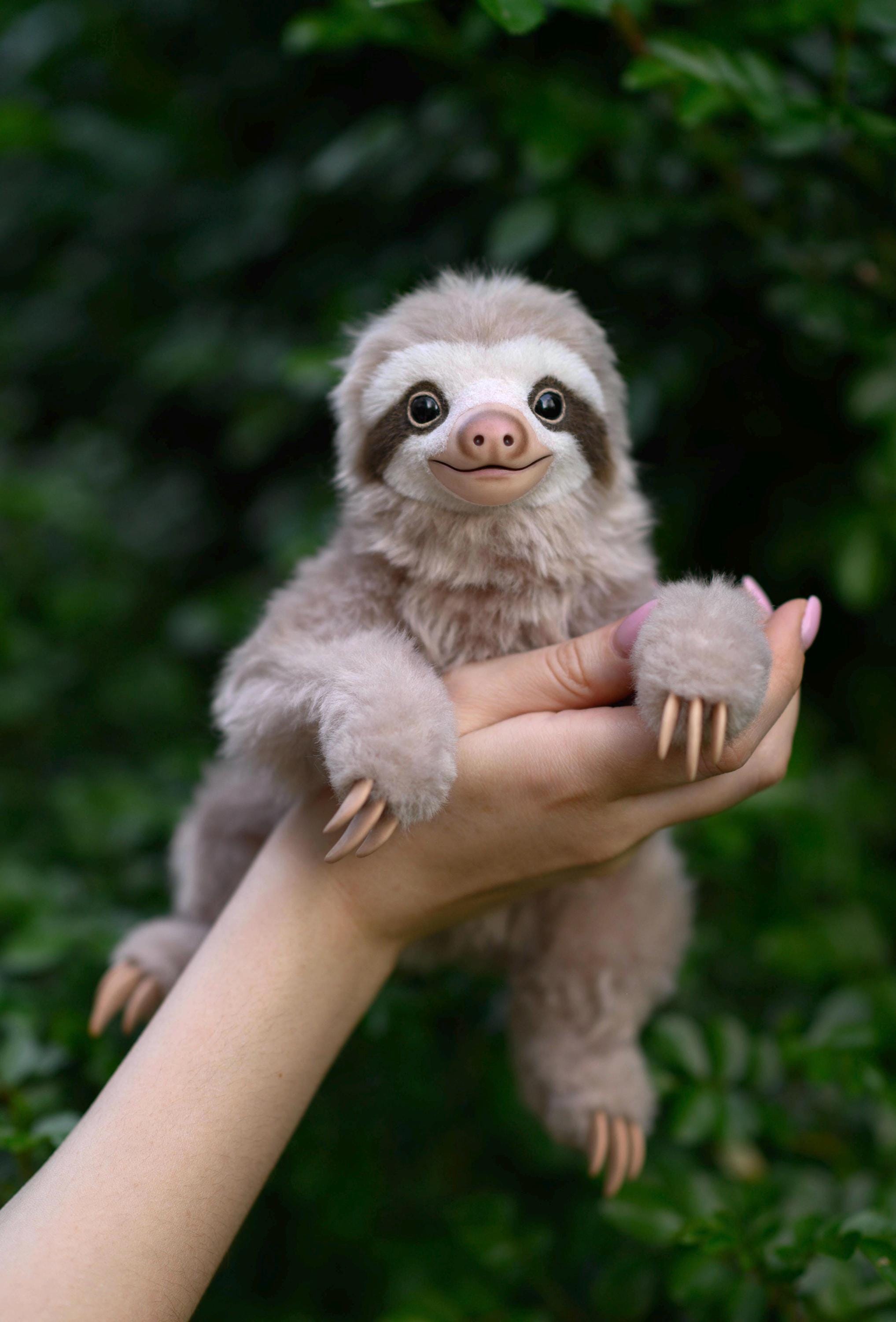 ナマケモノのリアルなぬいぐるみ - Etsy 日本