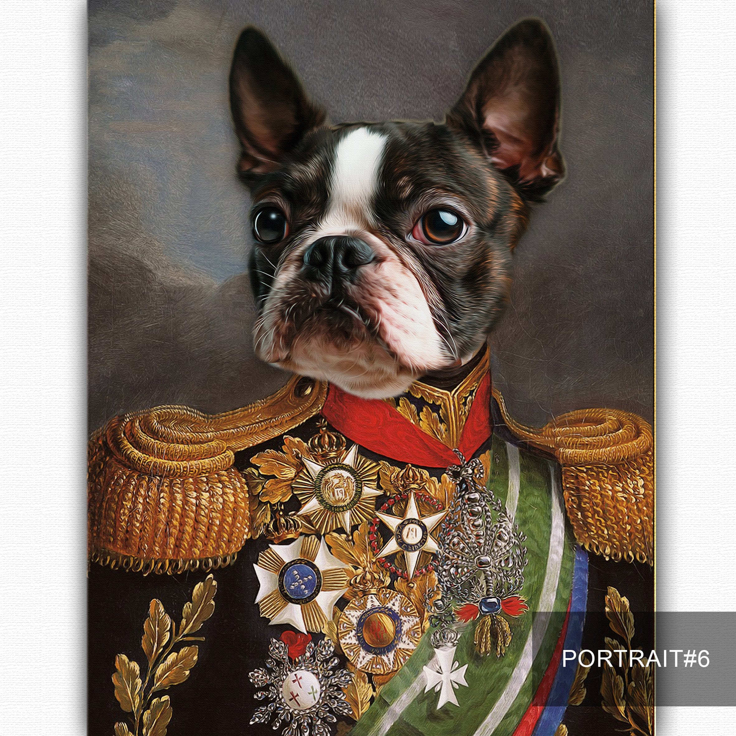 Royal Pet Portraits Template / 12 Pack Royal Pet Portrait Templates By