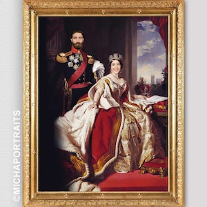 Custom royal portrait,Royal couple,Couple portrait,Custom family portrait,Couple gift,Wedding gift,Personalized gift,High quality