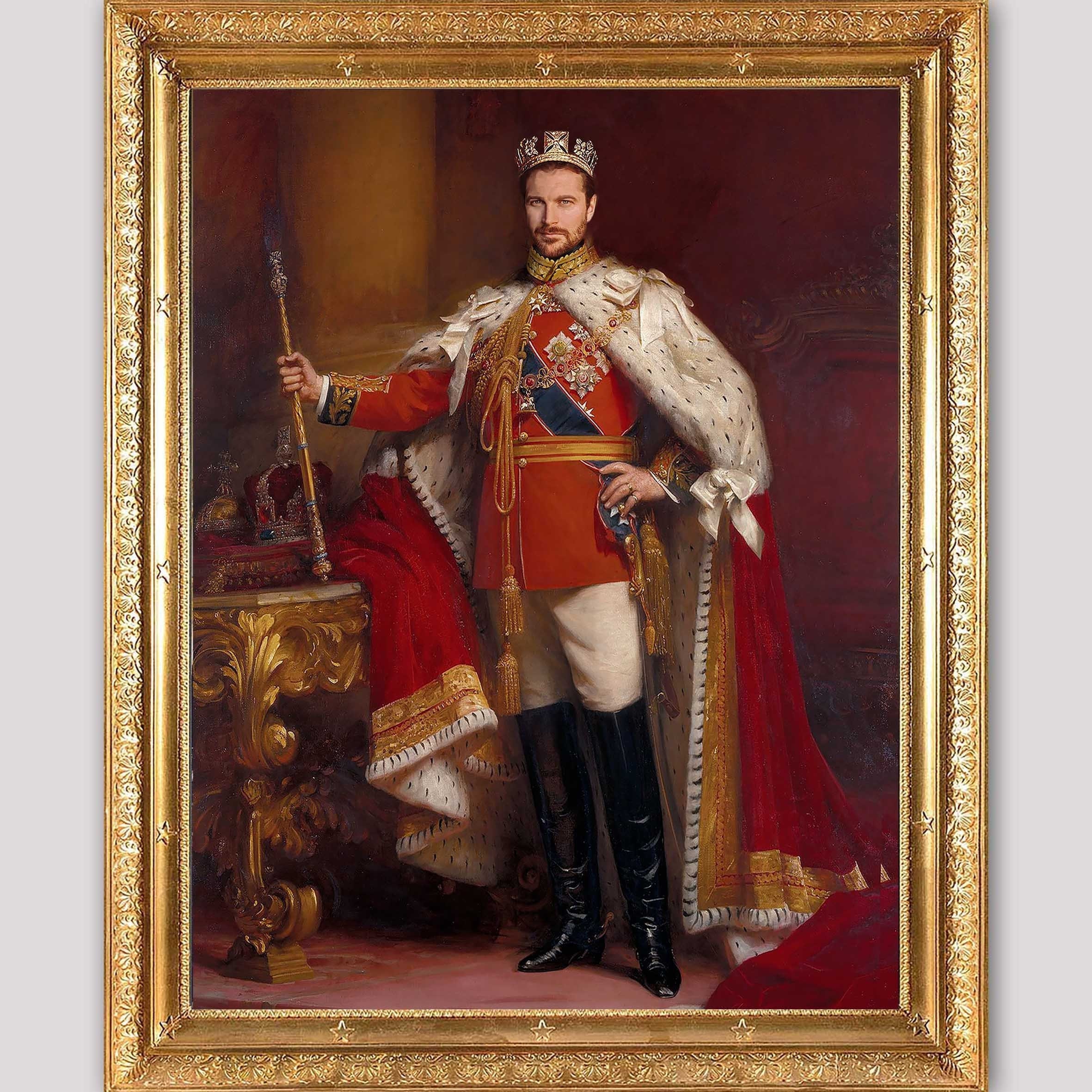 royal king portrait