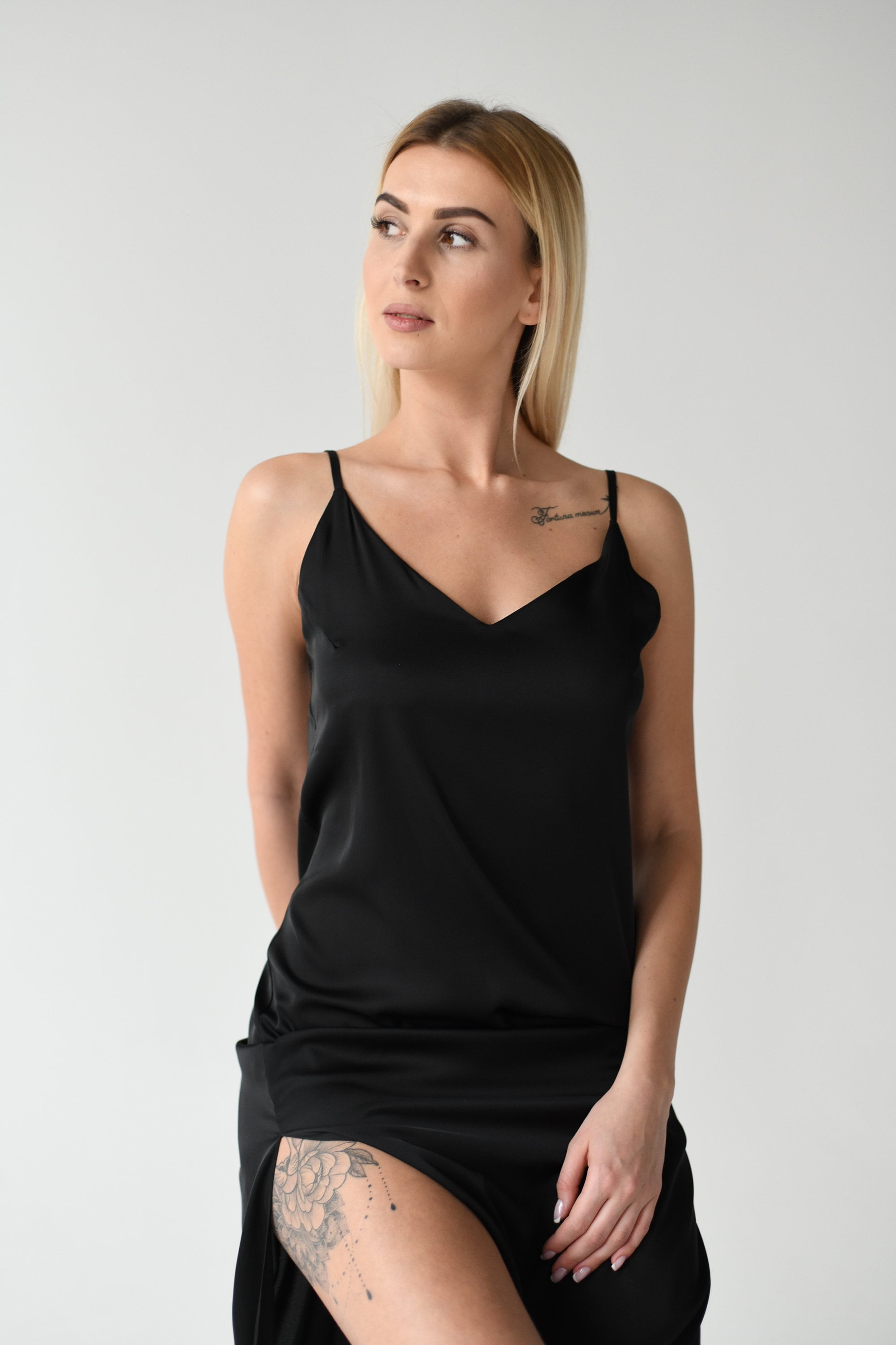 Women's Long Silk Night Gown Dress Bridal long night Etsy