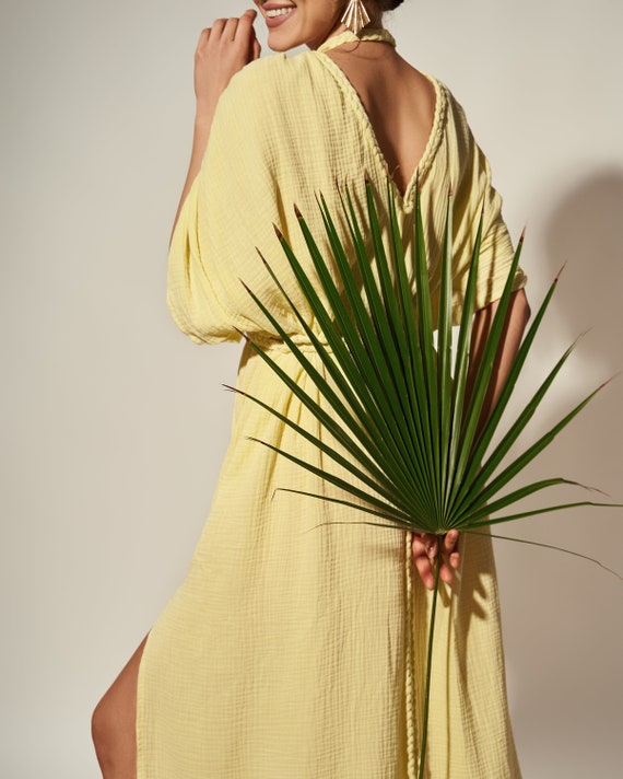 Velvet Dressing Gown, Kaftan Dress And Long Bridal Robe, Modest Spring Summer Outfit And Anniversary Gift Idea