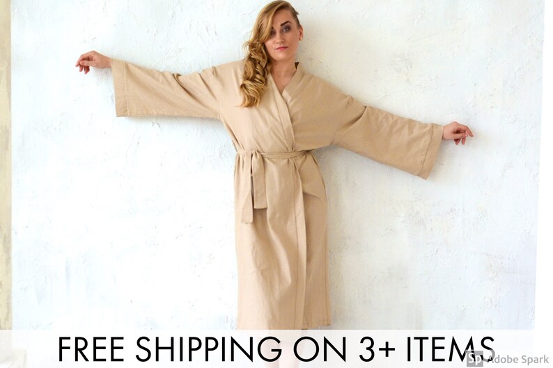 womens linen robe linen gown kimono robe kimonos Linen kimono robe linen clothing women/'s robe linen kimono wrap cardigan robe