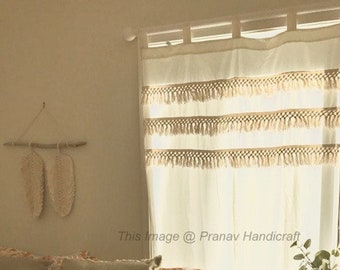 Curtains Boho Etsy