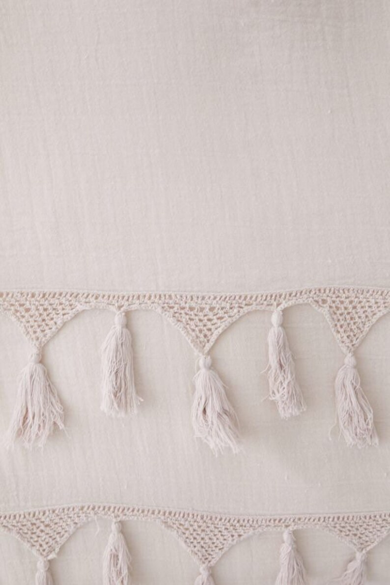 Handmade Tassels Duvet Cover Boho Bedding Cotton Exclusive Etsy