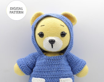 Teddy Bear Amigurumi Crochet Pattern (PDF Pattern)