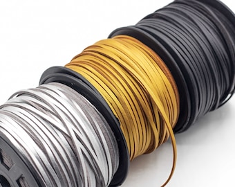 Leather Bracelet Cord 2mm Suede Necklace Cord Diy Jewelry Making