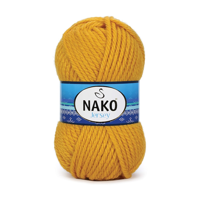 NAKO Jersey yarn blend wool acrylic yarn crochet yarn soft Etsy